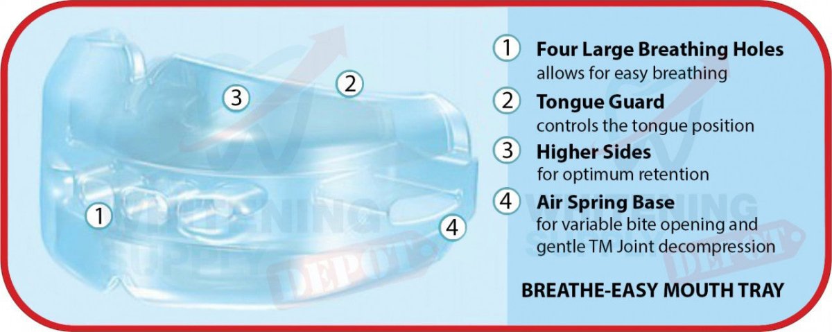 BREATHE - EASY PREMIUM WHITENING TRAY WITH CASE - Dentalign